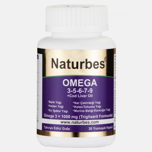 Naturbes Omega 30 - Omega 3 - 5 - 6 - 7 - 9 ve Omega 11 (KARGO BEDAVA)